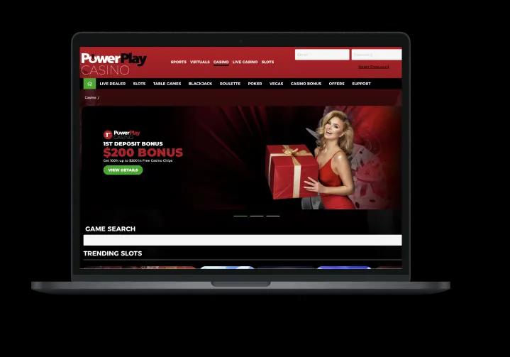 PowerPlay Casino desktop